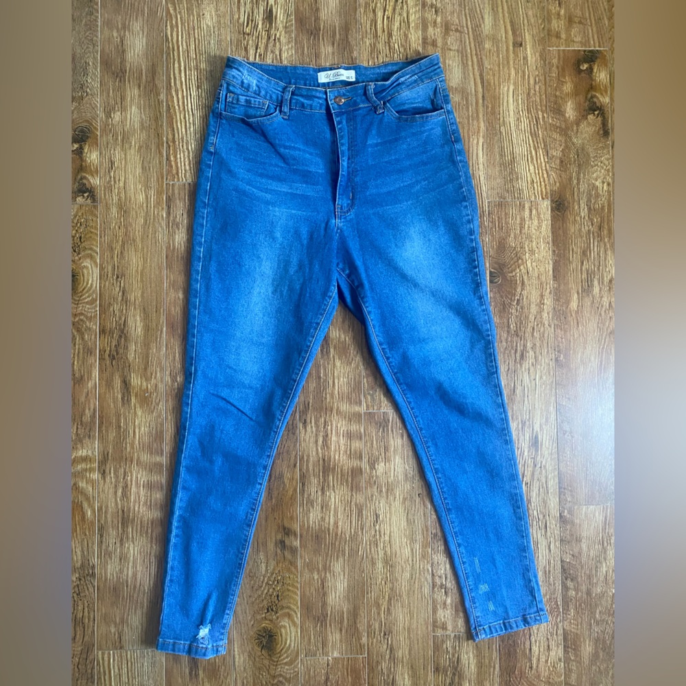 Women's Classic Blue Skinny Jeans